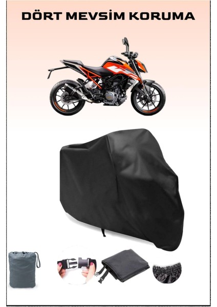 Ktm 250 Duke Abs Uyumlu Siyah Motorsiklet Branda, Motor Örtüsü