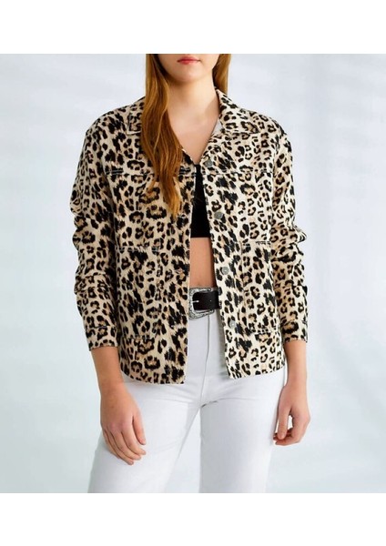 A-LESYA Leopar Gömlek Model Kadın Ceket fiyatları