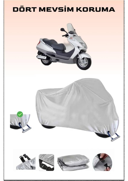 Honda Fes 250 Foresight Için Kilit Uyumlu Motosiklet Branda, Güvenli, Su Geçirmez Dayanıklı Kumaş