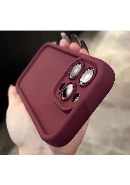 Iphone Bordo Yumuşak Silikon Darbeye Dayanıklı Telefon Kılıfı indirimleri