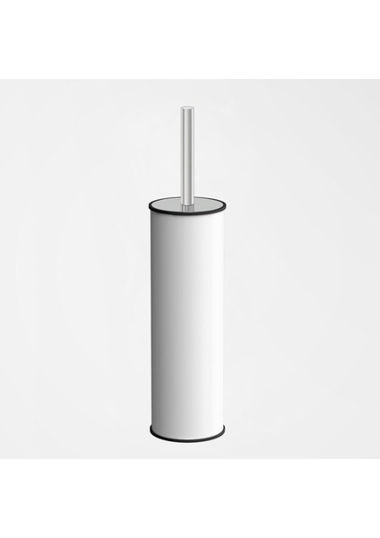 Tekno Trust Beyaz 5 Litre 2'li Banyo Seti Pedallı Çöp Kovası Wc Klozet Tuvalet Fırça Seti Banyo Çöp Kovası