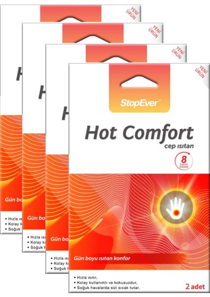 Hot Comfort Cep Isıtan 2'Li Paket X4