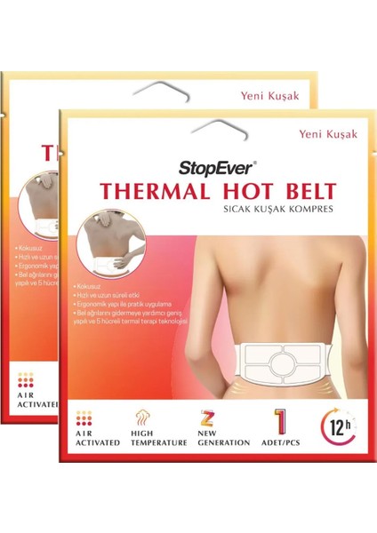 Thermal Hot Belt Sıcak Kuşak Kompress x 2