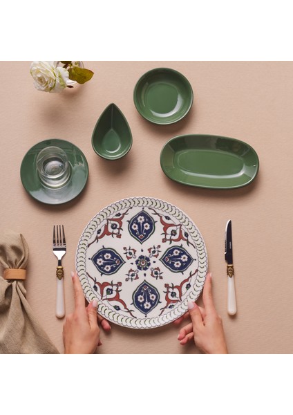 Forever Bone Salento 26 Parça 6 Kişilik Kahvaltı Seti modelleri