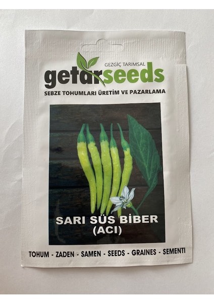 Biber Süs Sarı ( Çoklu Tohum ) - 3 Gram