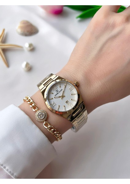 Çelik Kordon 30 mt Suya Dayanıklı Kadın Kol Saati+Bileklik BFG.10734.X4 fiyatları