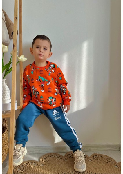 Mickey Minnie Baskılı Alt Üst Takım