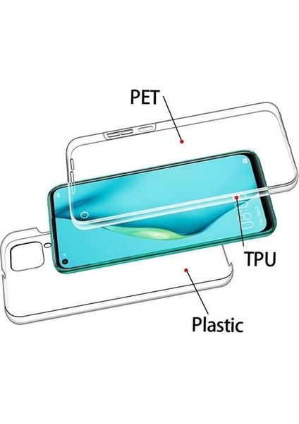 Huawei P40 Lite Çift Taraflı Silikon Kılıf fiyatları