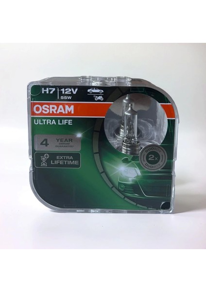 Ultra Life H7 Ampul Pleksi Özel Ambalaj 2 Adet