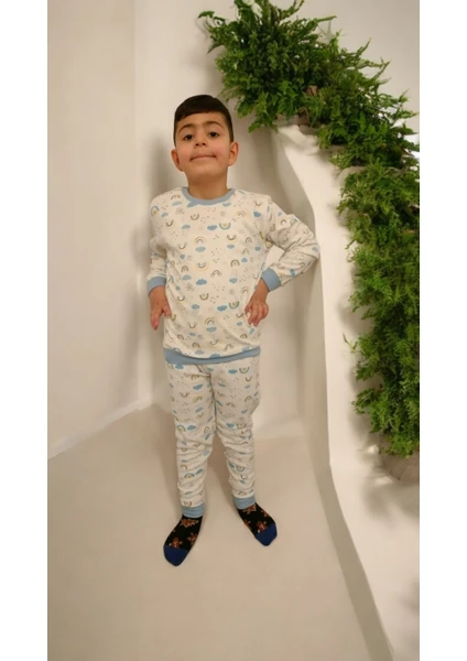 Çocuk Pijama Takımı Ribanalı Tezgah Altı