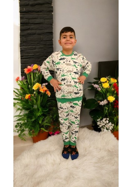 Çocuk Pijama Takımı Ribanalı Tezgah Altı