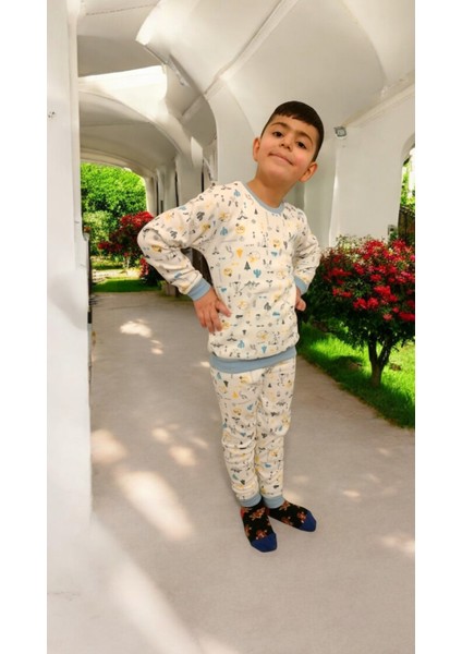 Çocuk Pijama Takımı Ribanalı Tezgah Altı