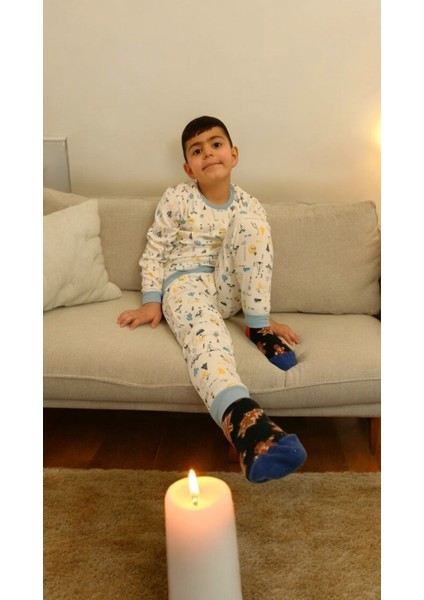 Çocuk Pijama Takımı Ribanalı Tezgah Altı