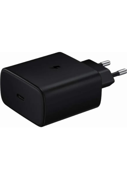 Samsung Galaxy S23 Ultra Uyumlu 45 Watt Hızlı Şarj Aleti - Usb-C Adaptör ve Kablo - Siyah