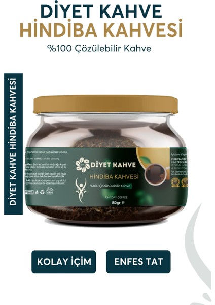 Dyt Diyet Kahve Hindiba Kahvesi Detox Kahve 1 Aylik - (60) Kullanım) Net 150GR