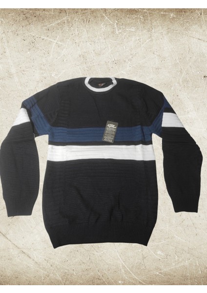Inci Butik Boxer - Büyük Bisiklet Yaka Beden Erkek Triko Kışlık Kazak Renkli Çizgili Düz Çeşitler fiyatları