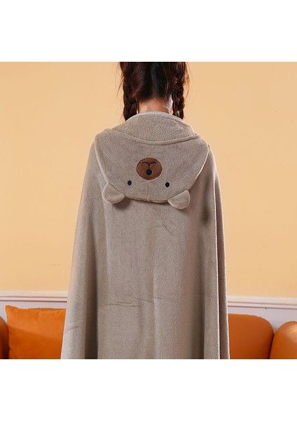 Öğrenci Şal Küçük Battaniye Şekerleme Battaniyesi Ilkbahar ve Sonbahar Karikatür Kapüşonlu Pelerin Kapüşonlu Pelerin Battaniye Ofis Klima Battaniyesi (Yurt Dışından)