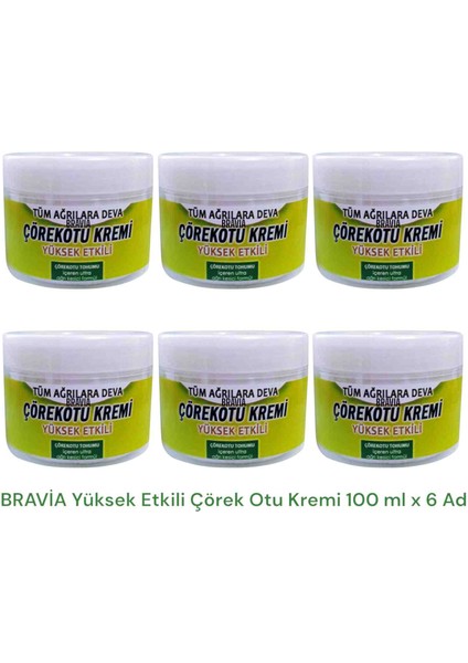 Medikal Ecza Marketi Yüksek Etkili Çörek Otu Kremi 100 ml x 6 Adet