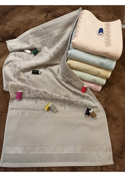 6'lı Renkli Kadife El Havlusu Seti 30x50 Mutfak Aksesuarı modelleri