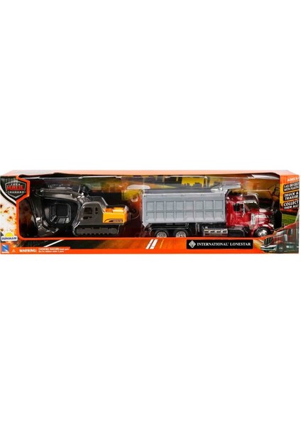 1:43 Long Haul Damperli Iş Makineli Taşıyıcı Kamyon fiyatları