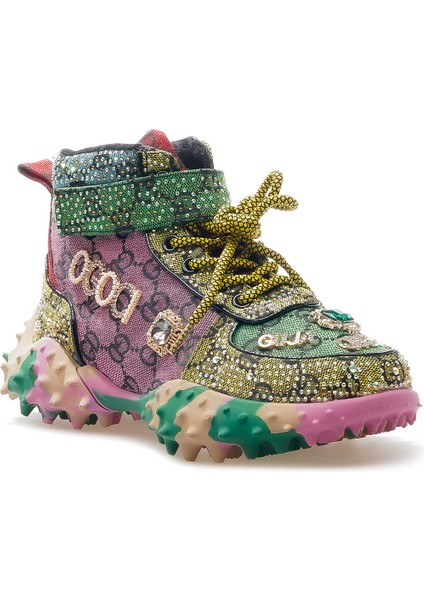 Kadın Taşlı Casual Bot (36-41) 24K 24K351 Bt Z fırsatları