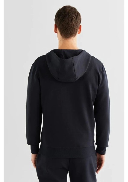 Erkek Regular Fit Yarım Fermuarlı Sweatshirt