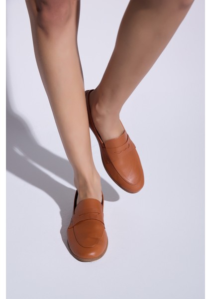 Mira Hakiki Deri Kadın Loafer fırsatları
