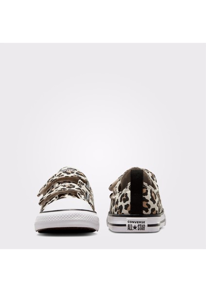 Chuck Taylor All Star Easy On Leopard Love Bebek Kahverengi Sneaker modelleri