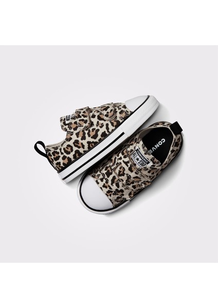 Chuck Taylor All Star Easy On Leopard Love Bebek Kahverengi Sneaker indirimleri