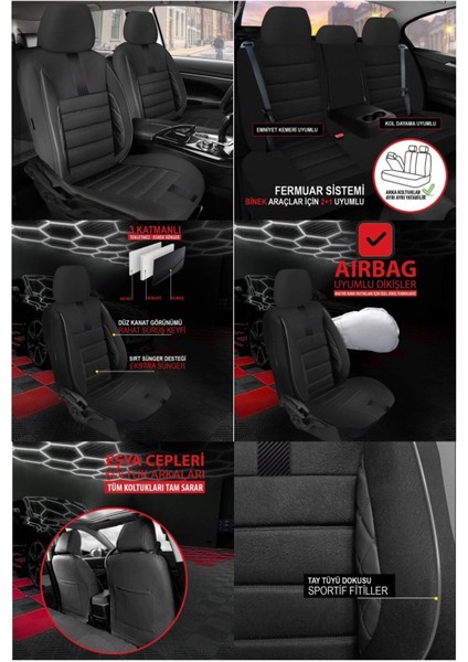 Infiniti FX30 Koltuk Kılıfı Dark Carbon fiyatları