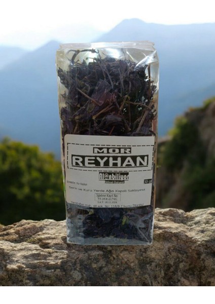 Doğal Kurutulmuş Mor Reyhan 30GR Yüksek Aromalı