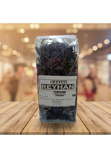 Doğal Kurutulmuş Mor Reyhan 30GR Yüksek Aromalı