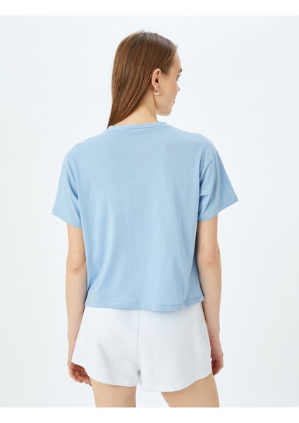 Yılbaşı Temalı Baskılı Kısa Kollu Pijama Üstü fırsatları