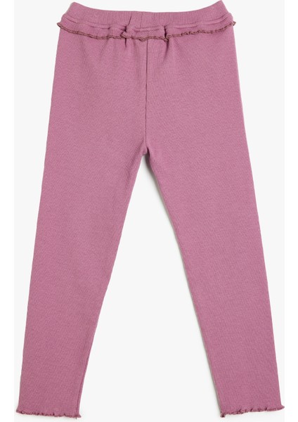 Fırfır Detaylı Uzun Tayt fiyatları