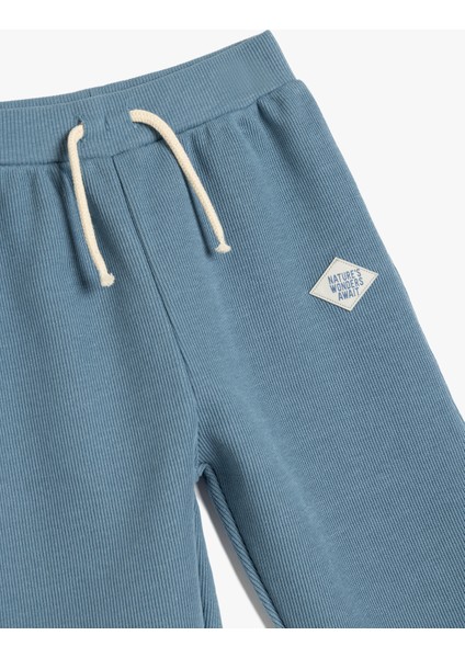 Pamuklu Beli Bağcıklı Regular Fit Jogger Eşofman Altı modelleri