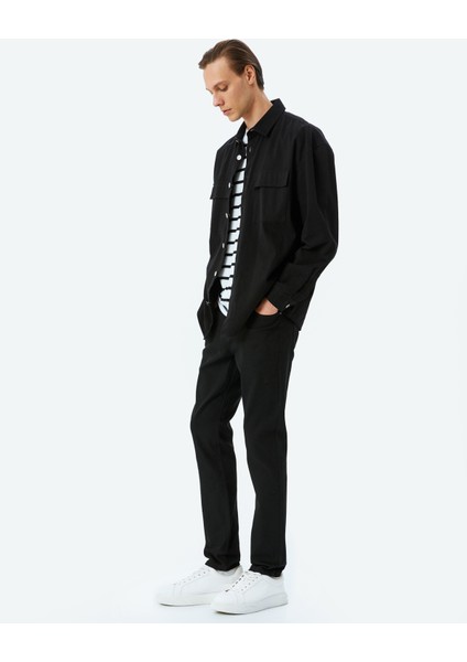 Slim Fit Kot Pantolon - Brad Jean