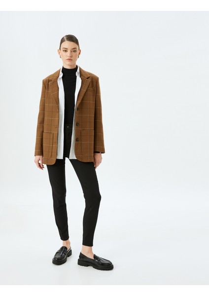 Yüksek Bel Dar Paça Skinny Fit Toparlayıcı Kot Pantolon - Skinny Push Up Fit Jean