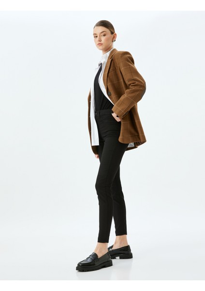 Yüksek Bel Dar Paça Skinny Fit Toparlayıcı Kot Pantolon - Skinny Push Up Fit Jean fiyatları