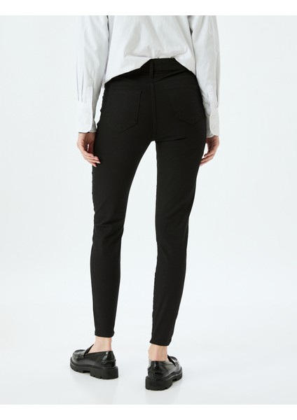 Yüksek Bel Dar Paça Skinny Fit Toparlayıcı Kot Pantolon - Skinny Push Up Fit Jean fırsatları
