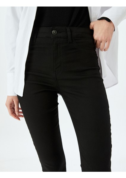 Yüksek Bel Dar Paça Skinny Fit Toparlayıcı Kot Pantolon - Skinny Push Up Fit Jean indirimleri