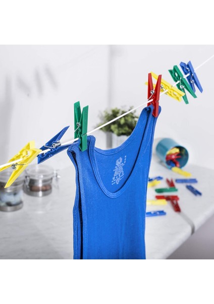 144 Adet Plastik Çamaşır Mandalı, Iz Bırakmaz, Ekstra Dayanıklı modelleri