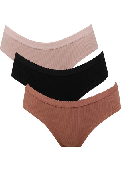 Fall In Love Ribana 3lü Paketli Slip KÜLOT D8629AX24WN