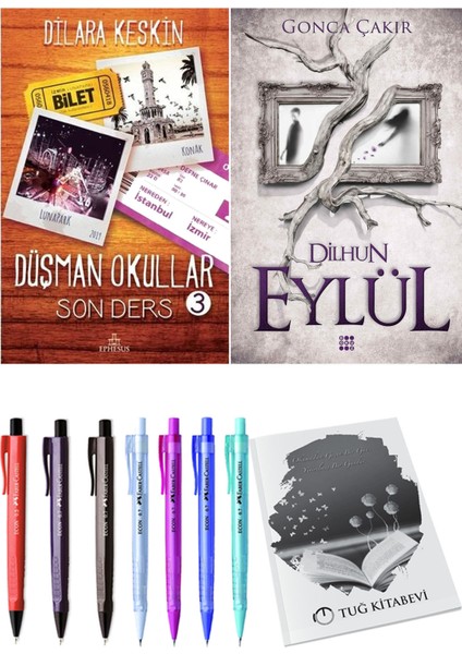 Eylül 1 Dilhun ve Ephesus Yayınları Düşman Okullar 3 Dilara Keskin 2li Set