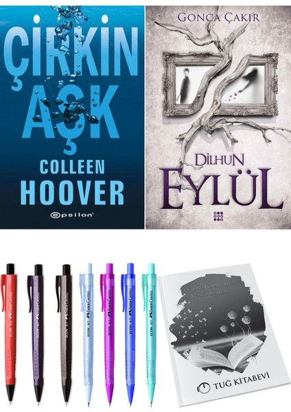 Eylül 1 Dilhun ve Epsilon Yayınevi Çirkin Aşk Colleen Hoover 2li Set
