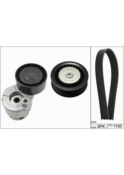 K066PK1195-V Kayıs Seti Kayıs+Rulman Dacıa Logan Iı 1.5 Dcı 117202495R