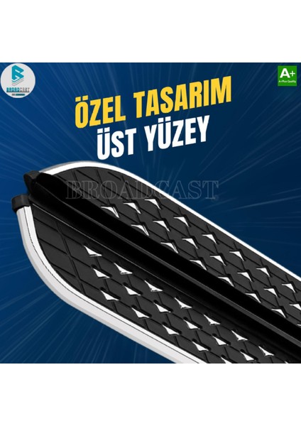 Chery Omoda 5 Dıamond Krom Yan Basamak 2022 Sonrası Uyumlu