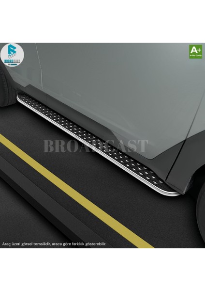 Toyota Ch-R Dıamond Krom Yan Basamak 2018-2023 Arası Uyumlu