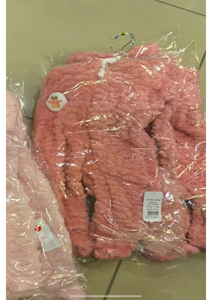 Kız Bebek Kışlık Peluş Fermuarlı Figürlü Bebek Tulumu (9-12 Ay) modelleri