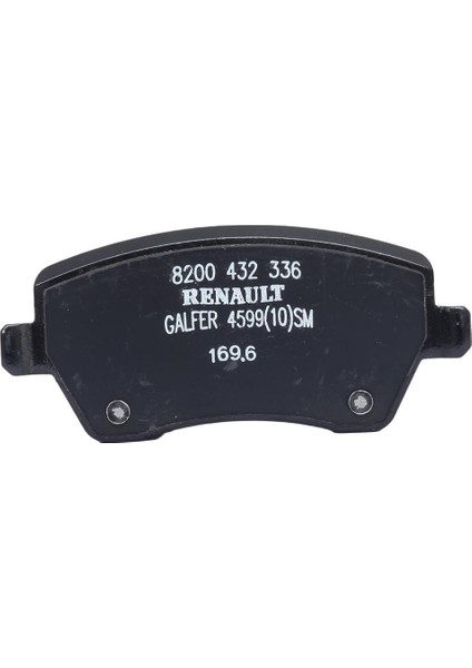 Delphı LP1865-ÖN Fren Balatası Dacıa Duster 1.0 Tce 1.6 Sce 410608481R