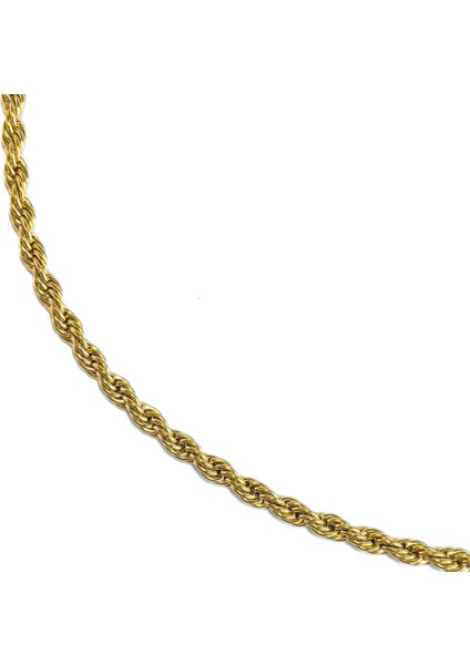 3 mm Gold Çelik Burgu Kolye fırsatları